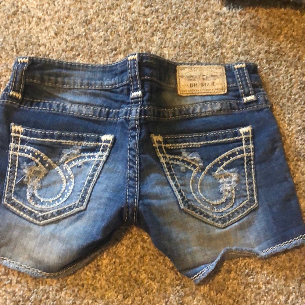 Big Star Liv jean shorts, like new